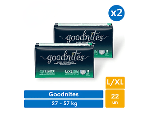 Goodnites Bedtime Pants - Ropa Interior Nocturna para Niños Talla L/XL