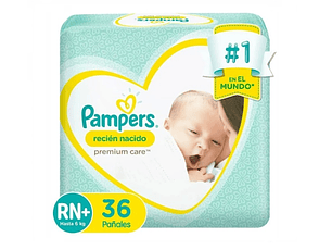 Pampers Premium Care Recién Nacido | Algodón Sec