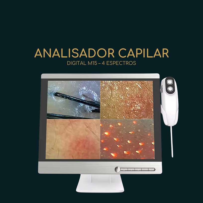 ANALISADOR CAPILAR DIGITAL M15 – 4 ESPECTROS 1