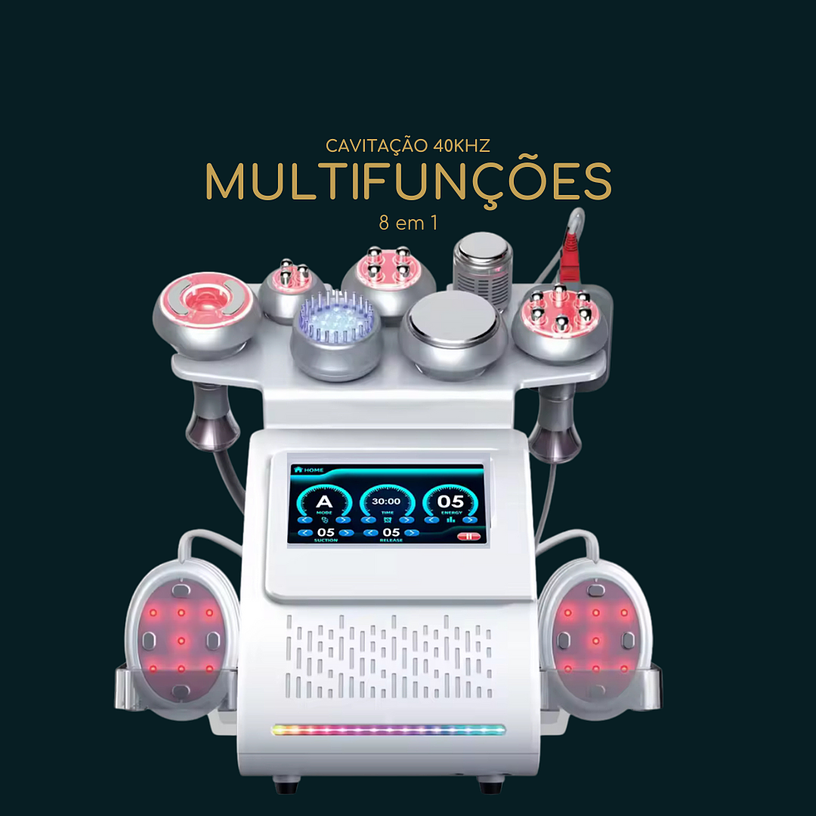 Multifunções 8 em 1 – Remodelação Corporal e Facial Avançada 1