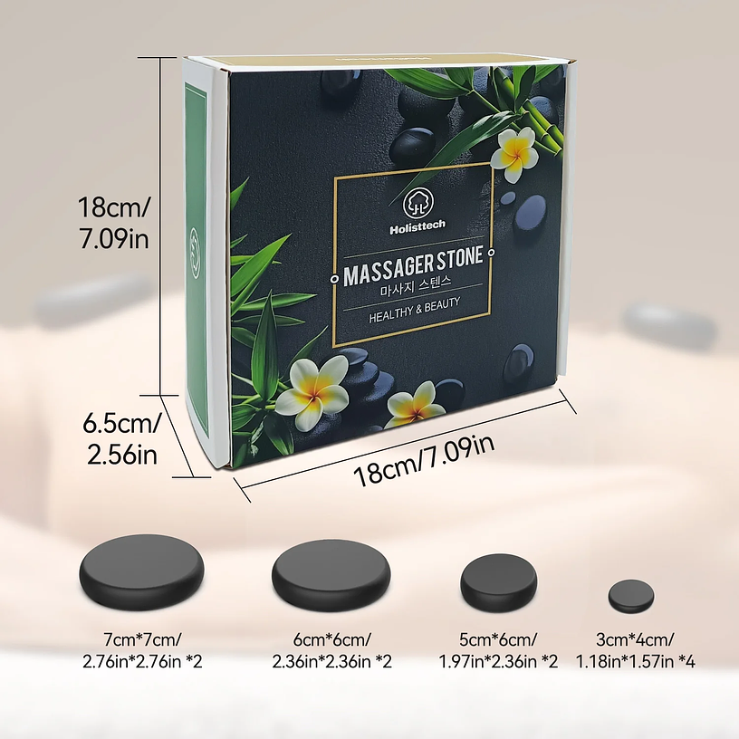 Massage Hot Stone Set For Body 2