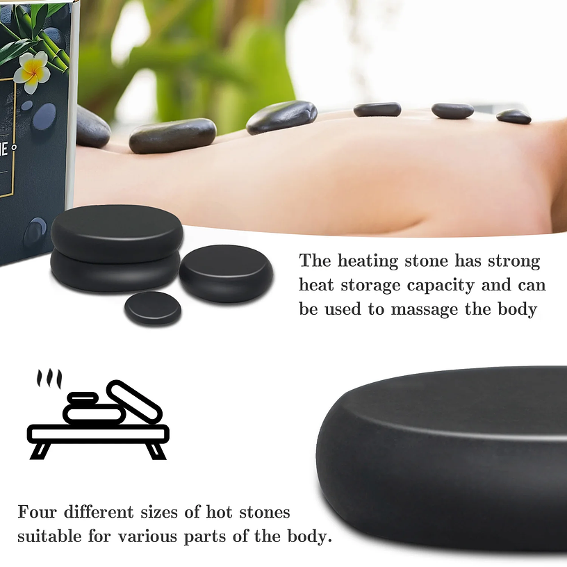 Massage Hot Stone Set For Body 3