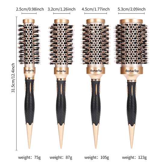 Anti-static Hairdressing Escovas 6