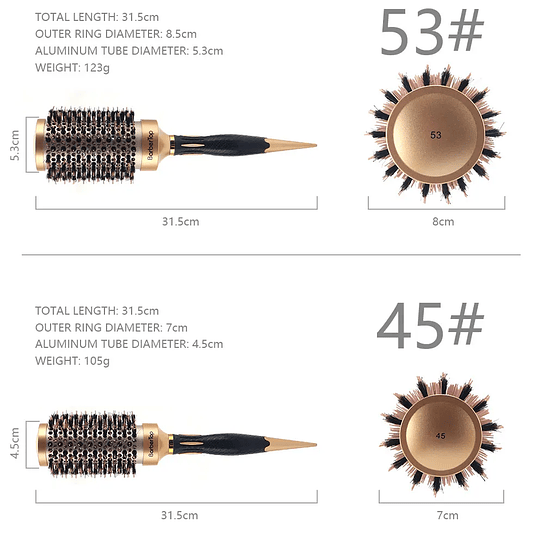 Anti-static Hairdressing Escovas 14