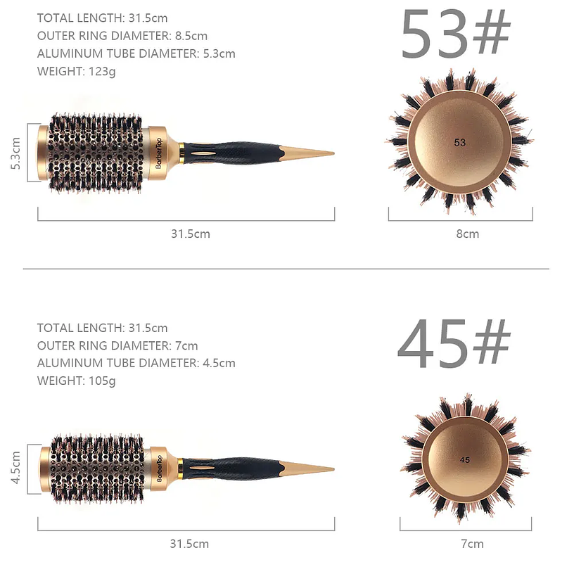 Anti-static Hairdressing Escovas 14