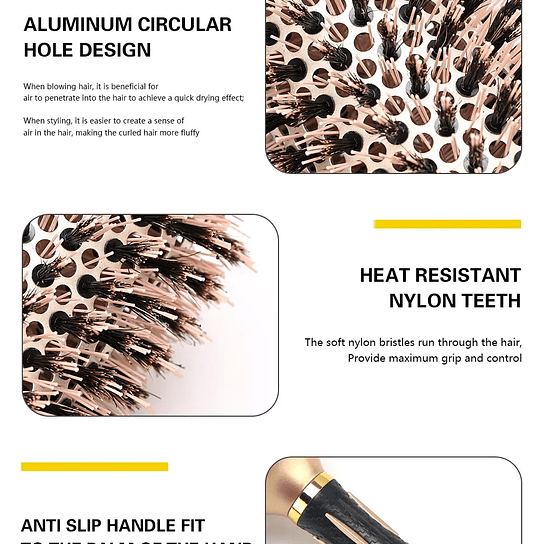 Anti-static Hairdressing Escovas 20