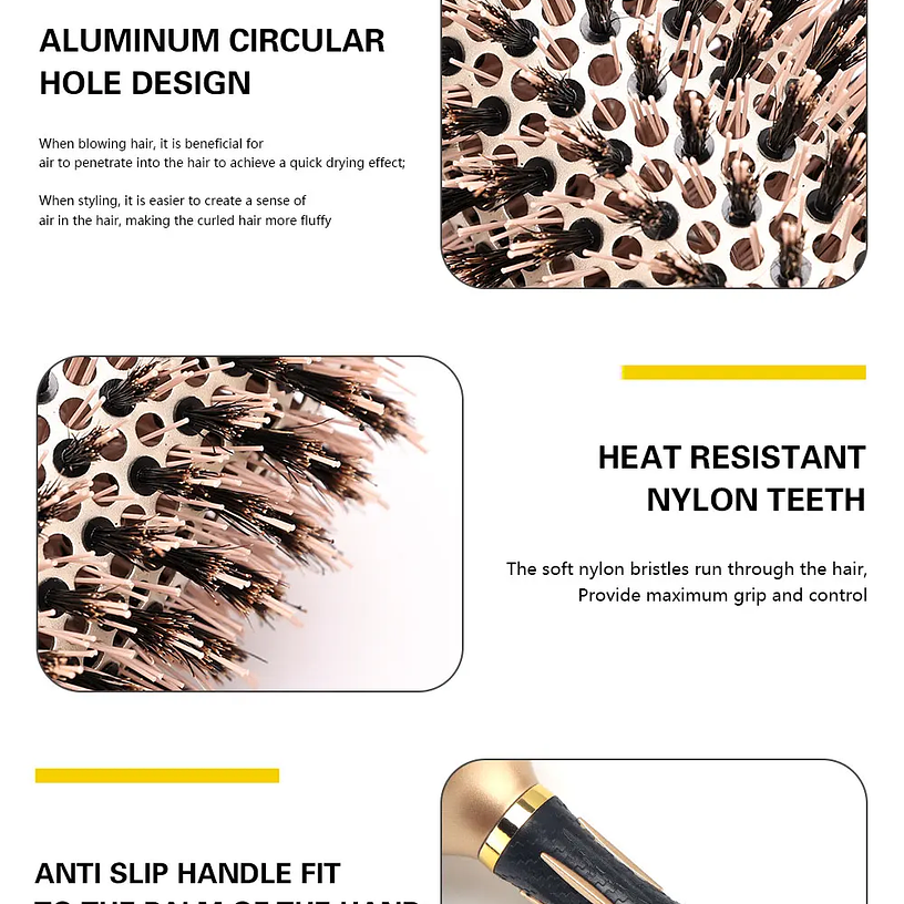 Anti-static Hairdressing Escovas 20