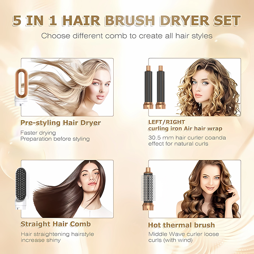 Professional Air Hair Styler 5 In 1 11