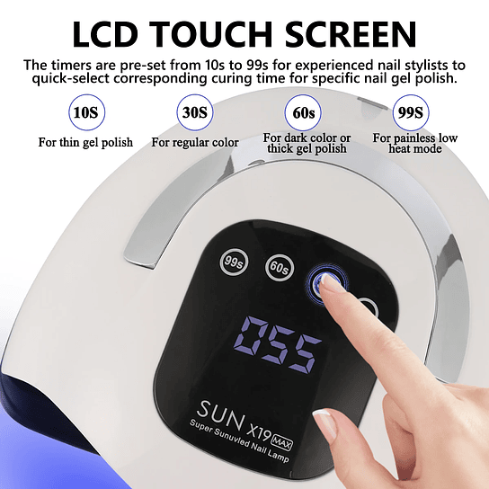 SUN X19 Catalizador Polimerizador de unhas 4