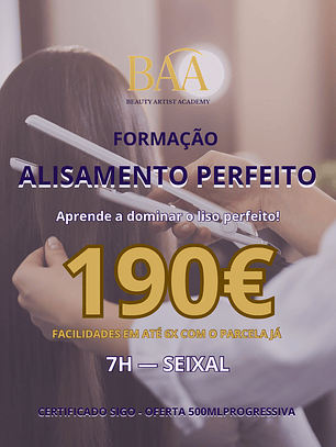 Alisamento Perfeito -7H + Escova Progressiva OFERTA (Presencial)