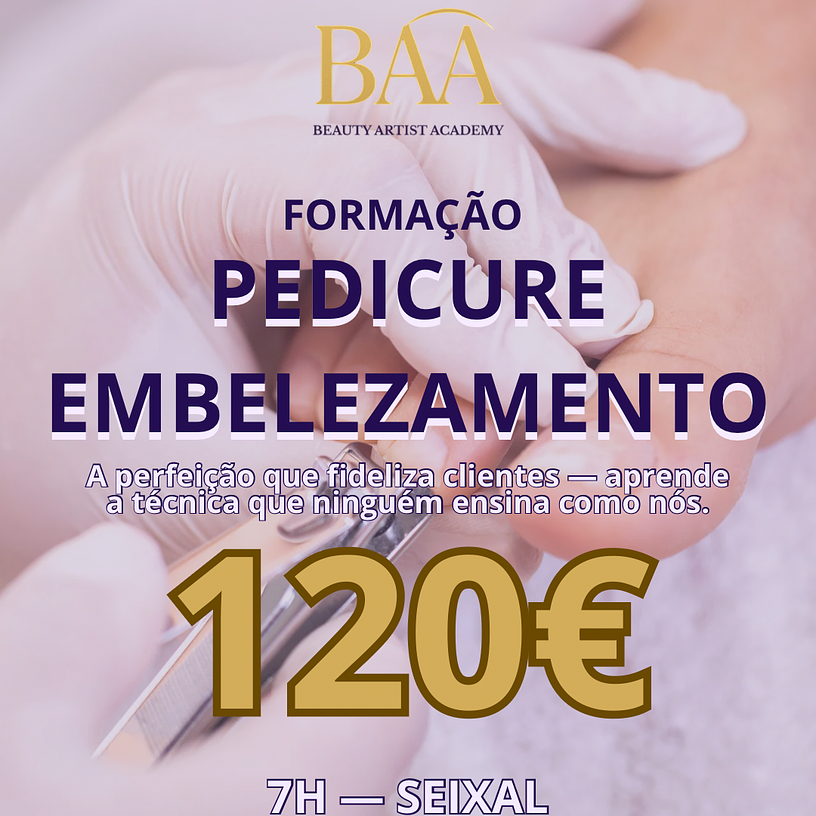 Pedicure Embelezamento - 7H (Presencial) 1