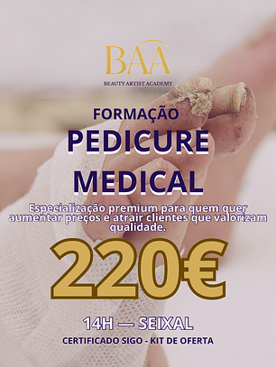 Pedicure Medical - 14H (Presencial)