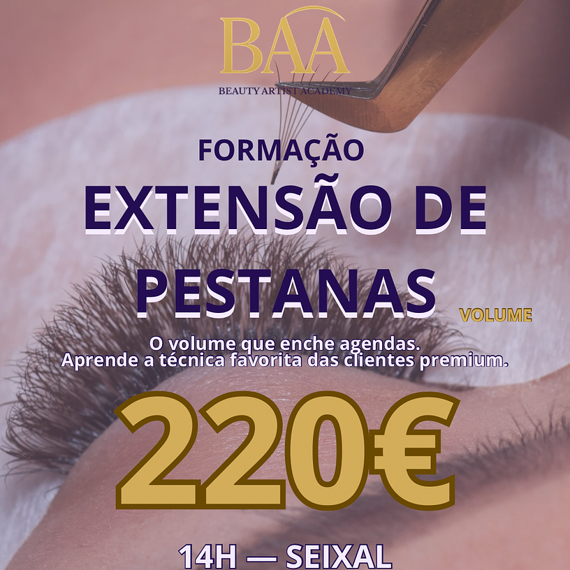 Extensão de Pestanas Volume - 14H 1