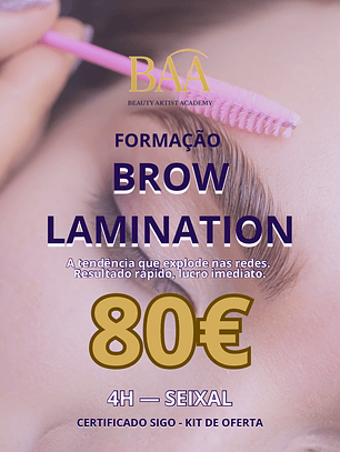Brow Lamination - 4H (Presencial)