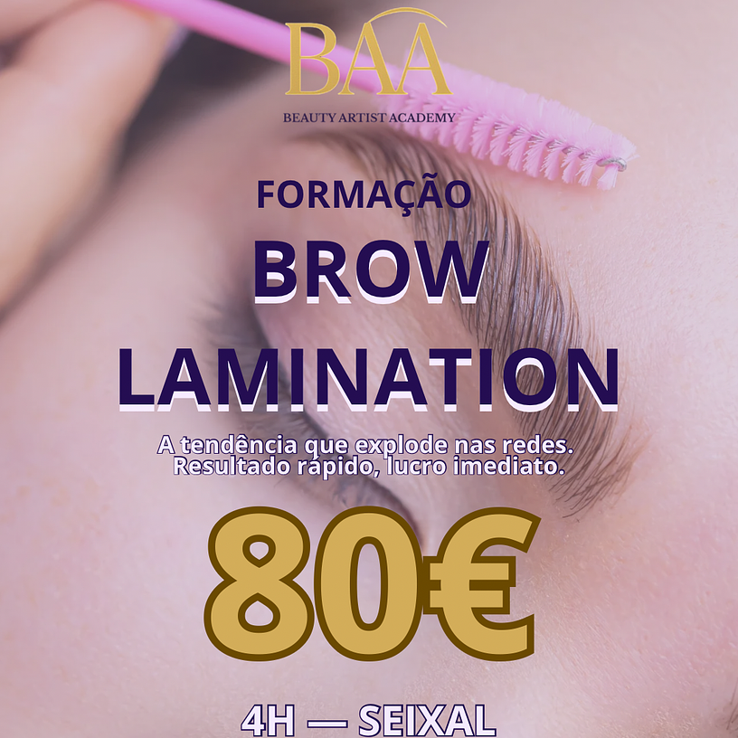 Brow Lamination - 4H (Presencial) 1
