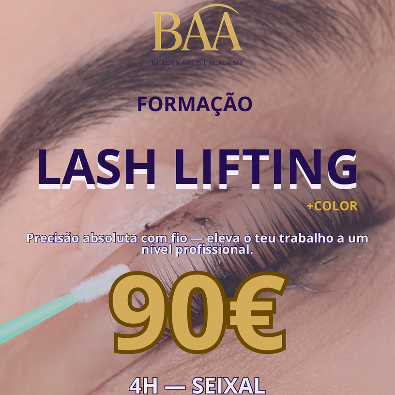 Lash Lifting + Coloração - 4H (Presencial) 1
