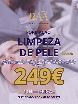 Limpeza de Pele Master - 14H (Presencial)