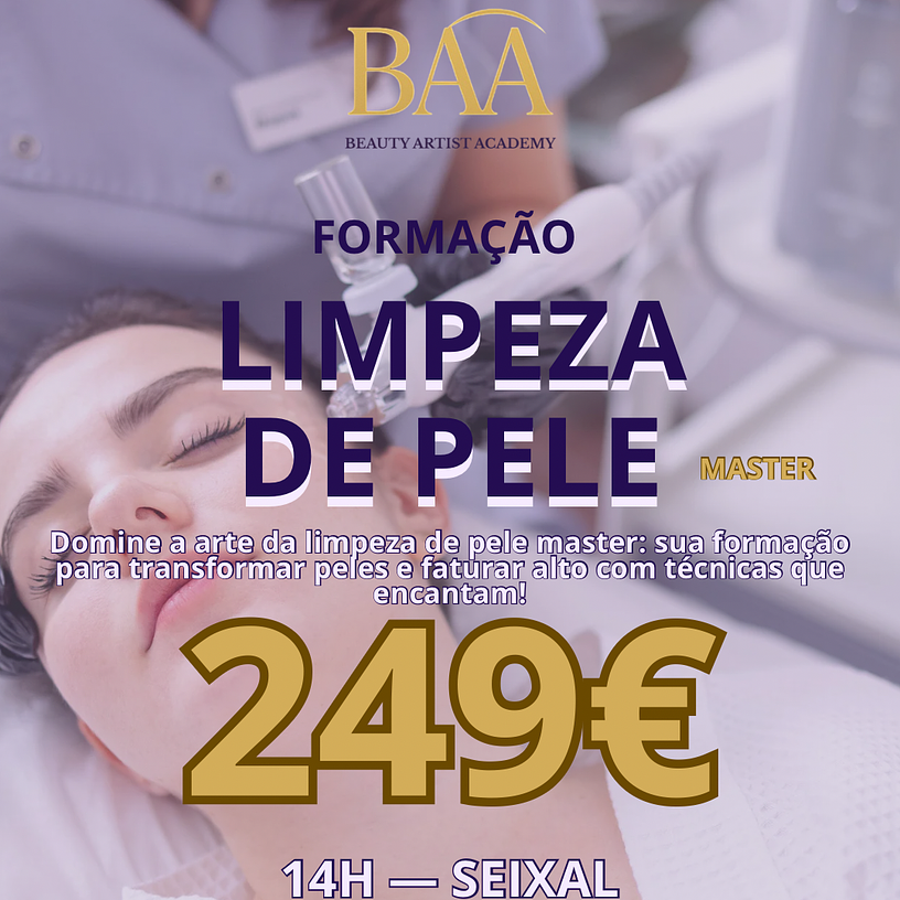 Limpeza de Pele Master - 14H (Presencial) 1
