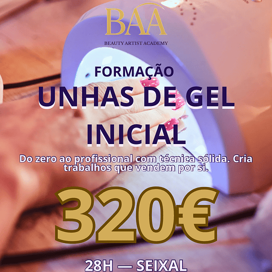 Unhas de Gel Inicial - 28H (Presencial) 1