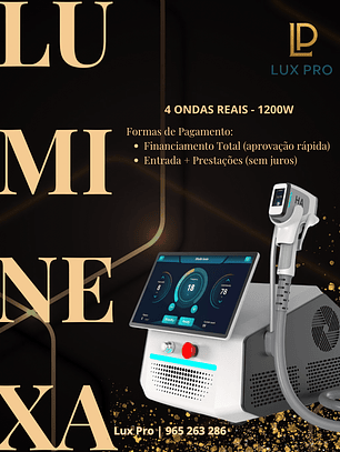 Lux Pro LUMINEXA 1200W – Laser de Diodo Profissional 4 Ondas