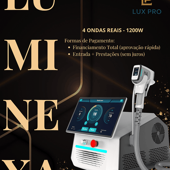 Lux Pro LUMINEXA 1200W – Laser de Diodo Profissional 4 Ondas 1