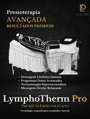 Lux Pro LymphoTherm Pro - Pressoterapia Avançada
