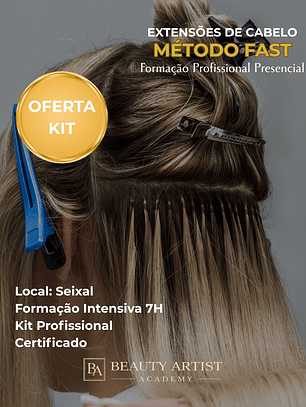 Extensões de Cabelo - Método Fast 7H (Presencial)