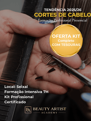 Cortes Tendência 2025/26 + KIT TESOURAS OFERTA (Presencial)