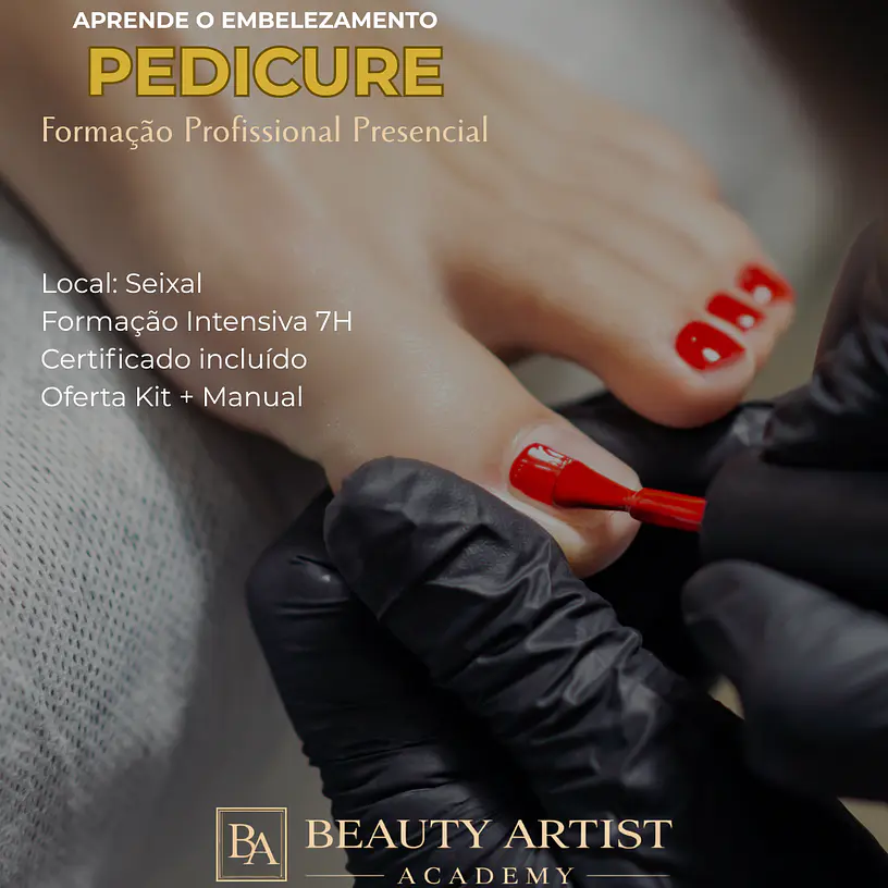 Pedicure Embelezamento - 7H (Presencial) 1
