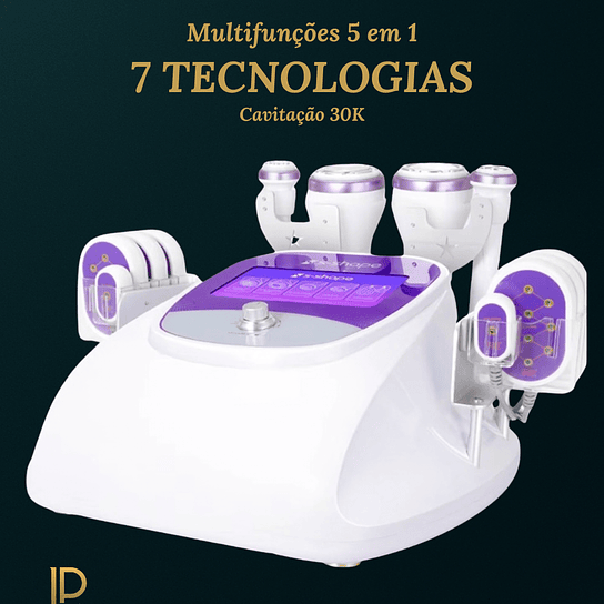 Cavitação 30K + Radiofrequência + Vacuum + Lipo Laser 1