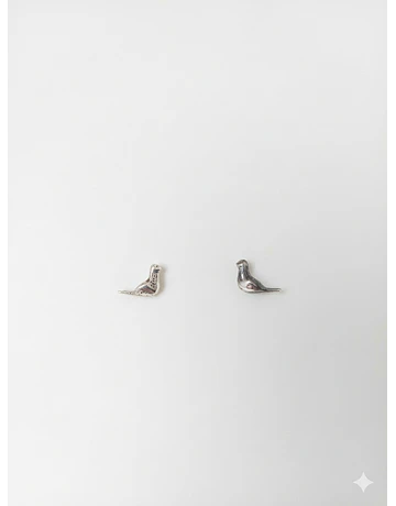 Aros PALOMITA plata óxido