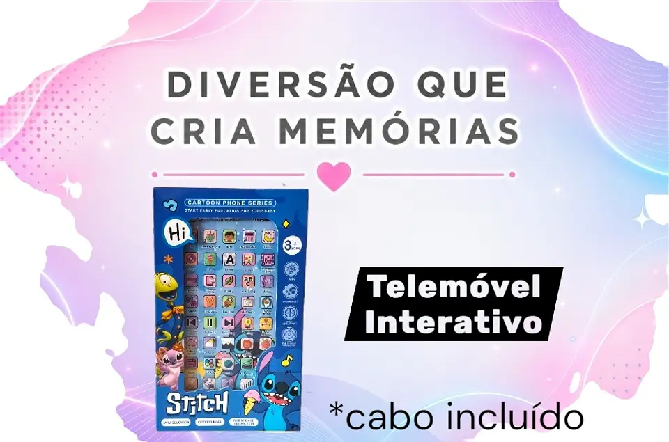 Telemóvel Interativo Stitch 2
