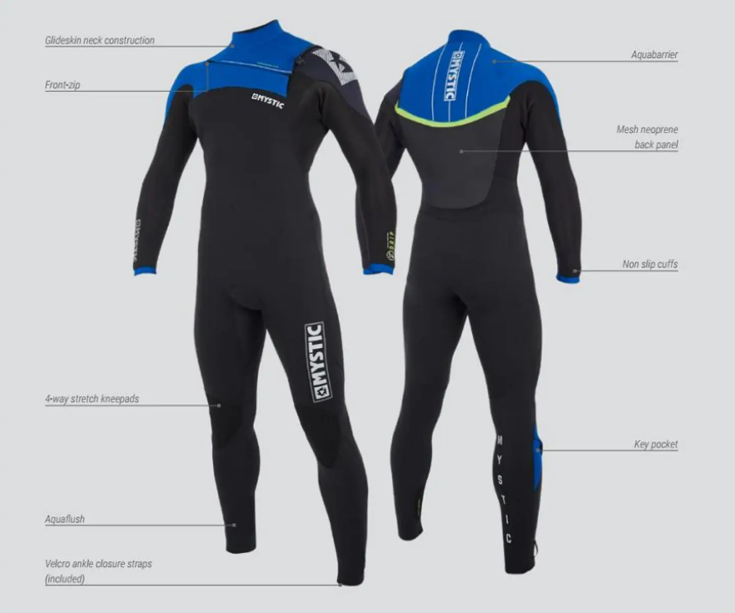 MYSTIC Drip Traje de Agua <br> Front Zip - Wetsuit 3