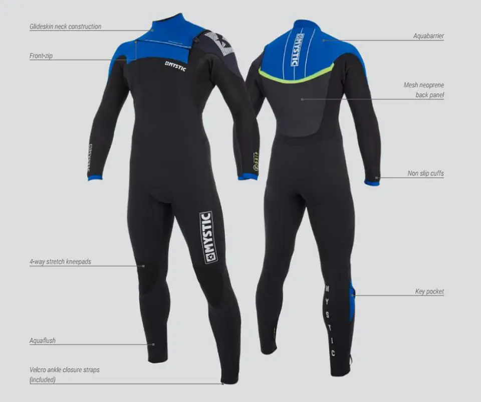 MYSTIC Drip Traje de Agua <br> Front Zip - Wetsuit 3