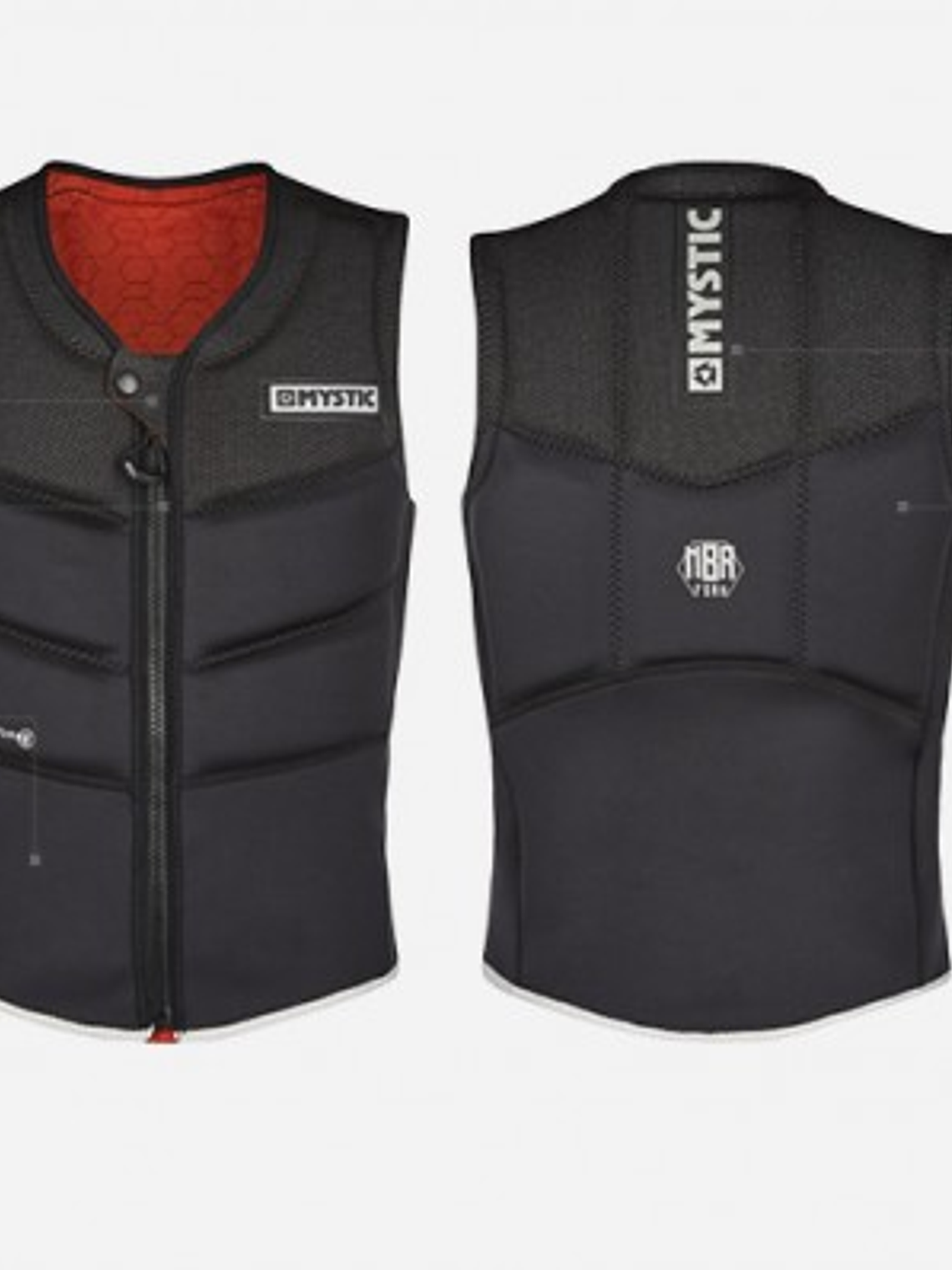 MYSTIC Foil Impact Vest Fzip Kite 3