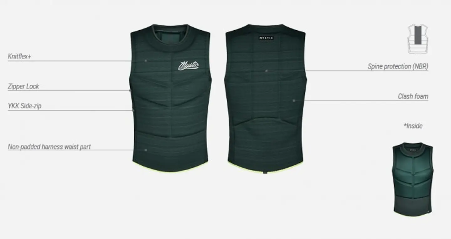 MYSTIC Majestic Impact Vest Szip Kite  - Chaleco de Impacto 5