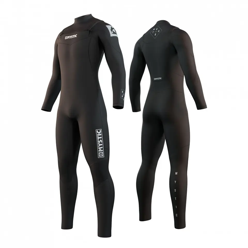 MYSTIC Star Fullsuit 5/3 Double Fzip Black 1