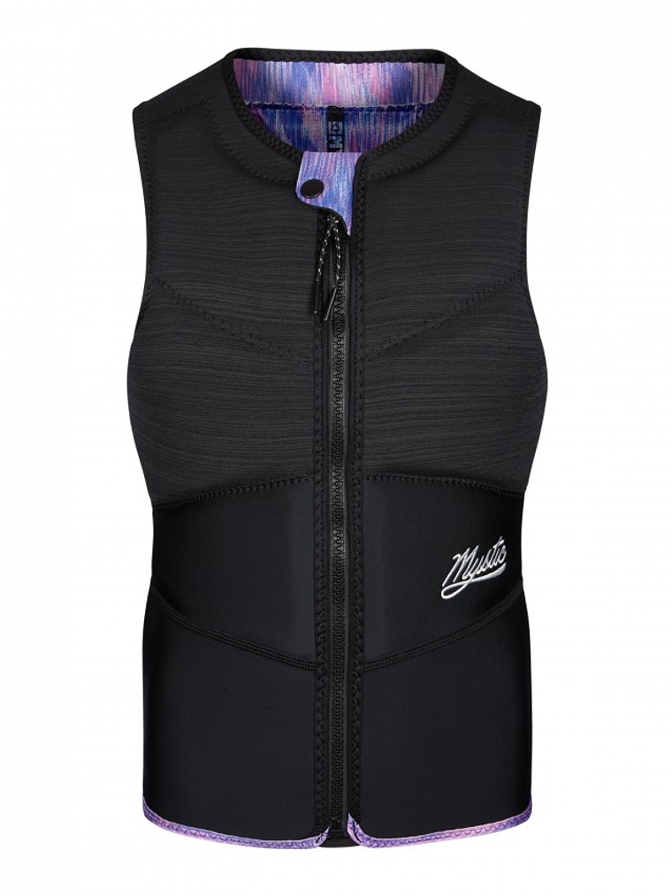 MYSTIC Diva Impact Vest Fzip Women Black 1