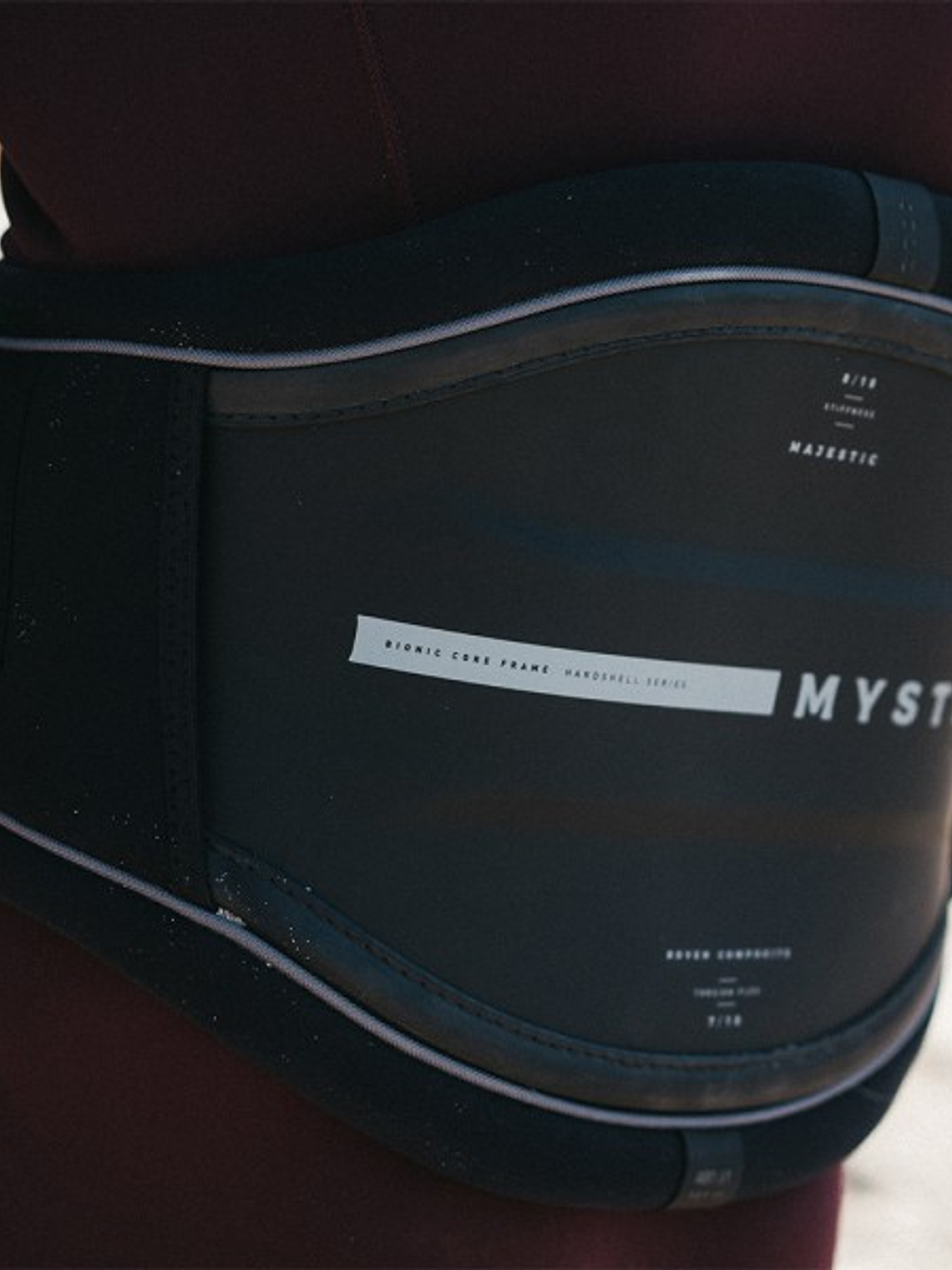 MYSTIC Majestic Waist Harness Black/White 3
