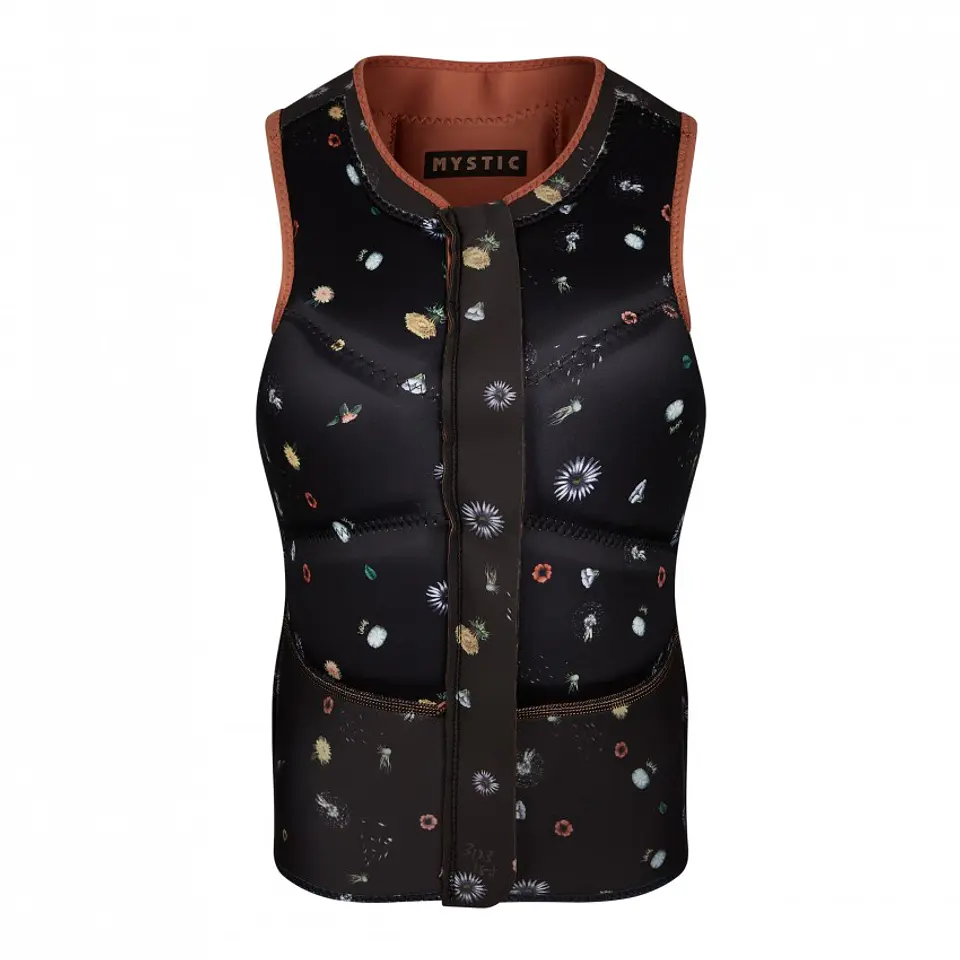 MYSTIC Diva Impact Vest Fzip Women Teal 3