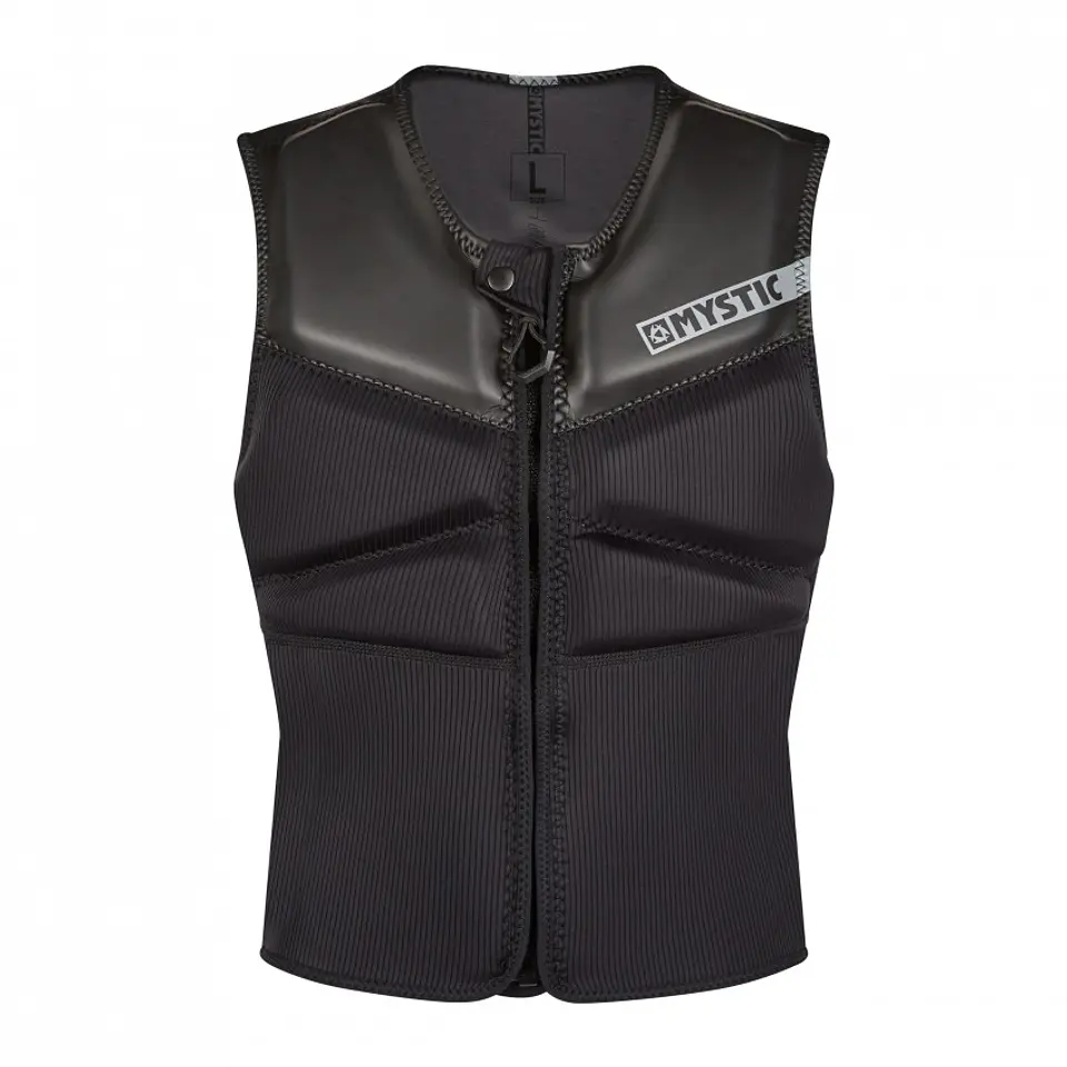 MYSTIC Impact Block Vest Fzip Black  1