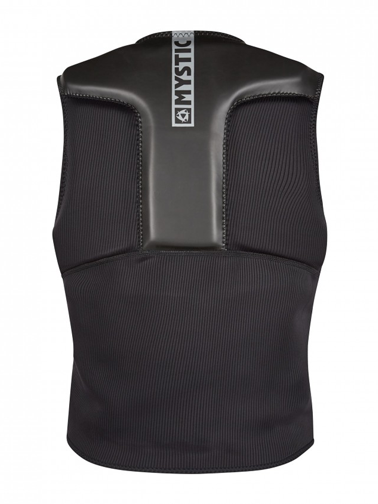 MYSTIC Impact Block Vest Fzip Black  2