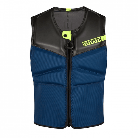 MYSTIC Impact Block Vest Fzip  Navy / Lime