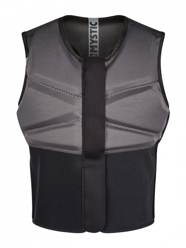 MYSTIC Impact Block Vest Fzip Black  3