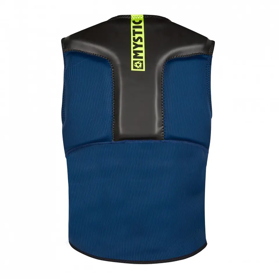 MYSTIC Impact Block Vest Fzip  Navy / Lime 2