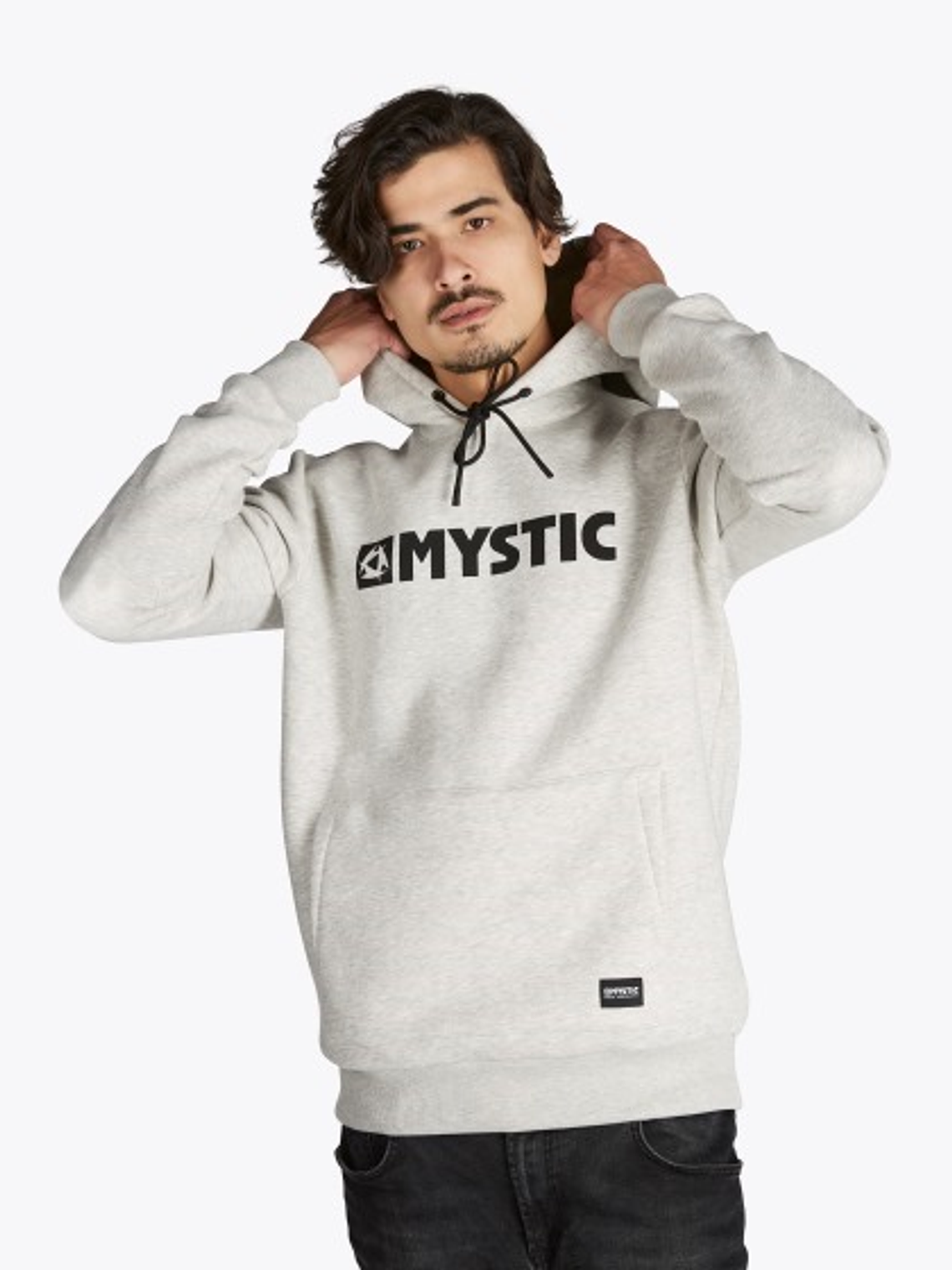 MYSTIC Brand Hood Sweat December Sky Mel 2