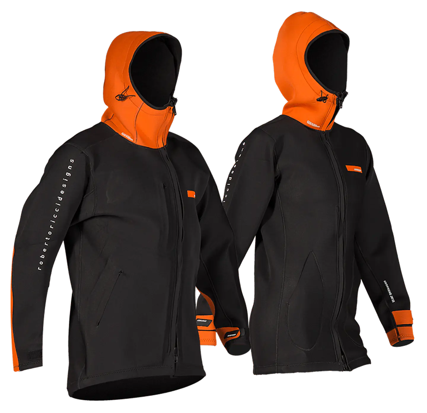 RRD Neoprene Long Jacket  2/2 Orange Black 1