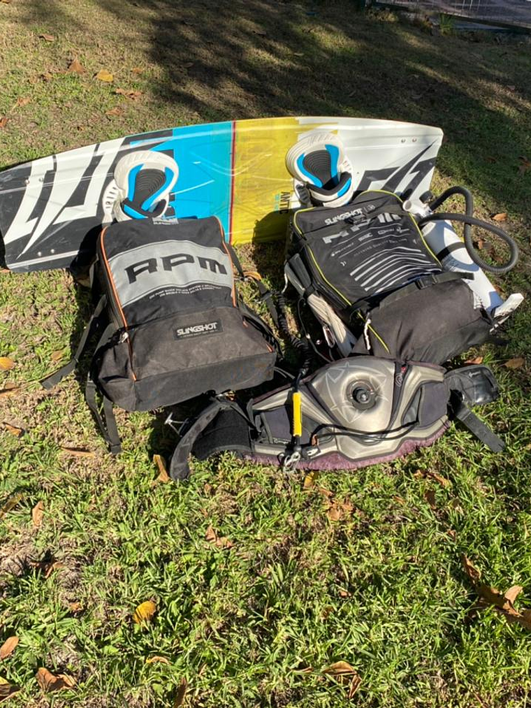 Equipo completo Slingshot + Arnes Mystic 8