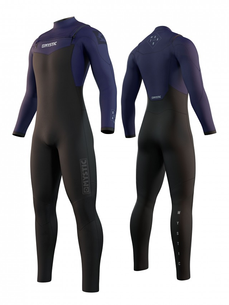 MYSTIC Star Fullsuit 5/3mm Double Fzip <br>Night Blue 1