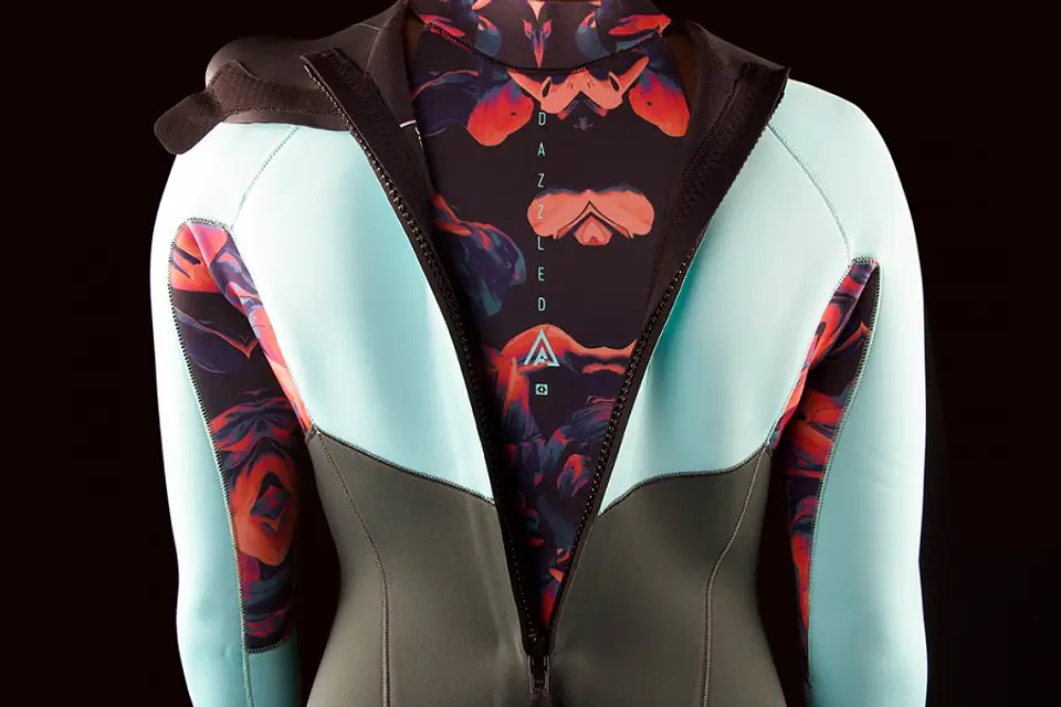 MYSTIC Dazzled Fullsuit 5/3mm Bzip Women Dark Leaf 3